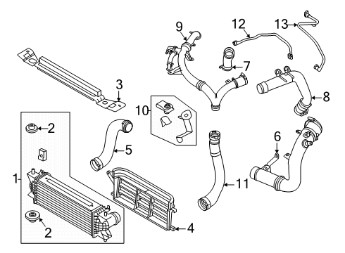 2025 Ford Ranger Intercooler - Belts Diagram 2 - Thumbnail