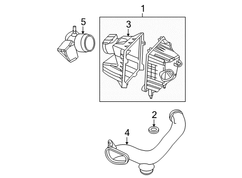 2008 Ford Escape Air Intake Diagram 2 - Thumbnail