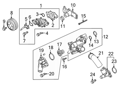 2025 Ford F-150 Water Pump Diagram 5 - Thumbnail
