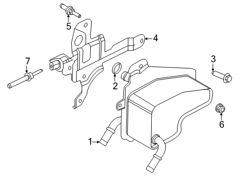 2025 Ford Transit-150 Trans Oil Cooler Diagram