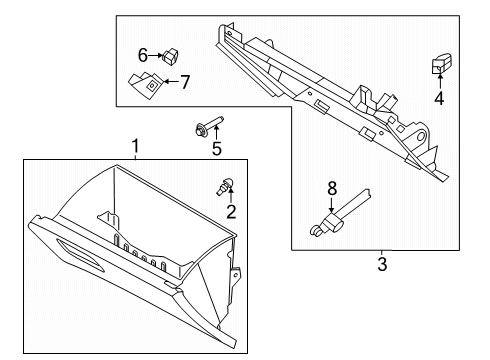 2024 Ford Bronco Glove Box Diagram