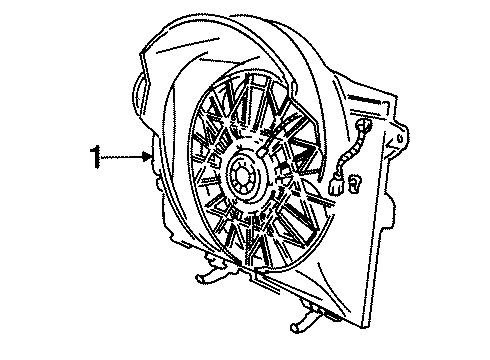 1995 Ford Crown Victoria Auxiliary Cooling Fan Diagram