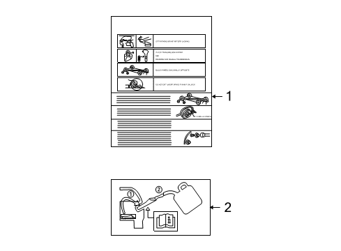 2013 Ford F-150 Information Labels Diagram 2 - Thumbnail