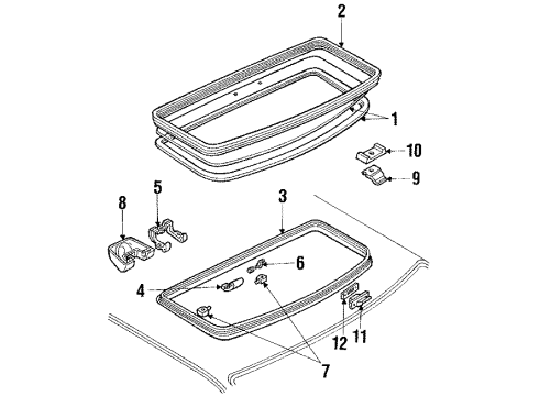 1986 Ford Thunderbird Sunroof Diagram