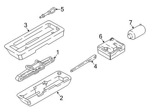2018 Ford EcoSport Jack & Components Diagram