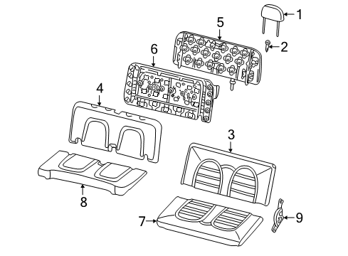 2003 Ford Explorer Rear Bench Seat Diagram