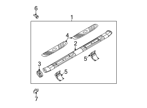 2013 Ford F-150 Running Board Diagram 7 - Thumbnail