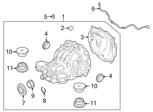 2024 Ford Explorer Rear Drive Components Diagram