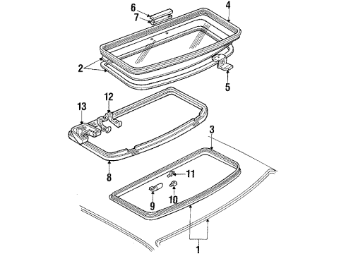 1985 Mercury Marquis Sunroof Diagram
