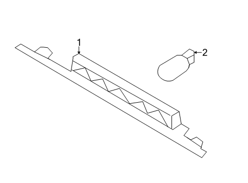 2014 Ford Edge High Mount Lamps Diagram