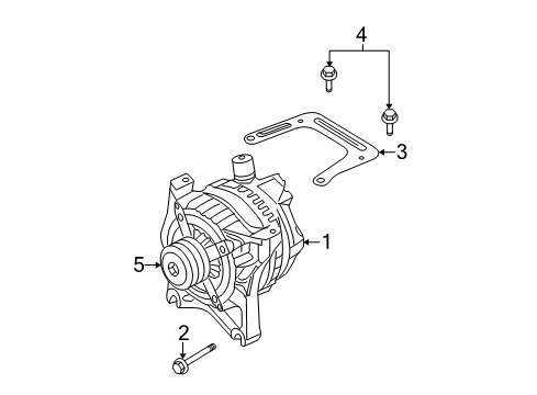 2010 Ford F-150 Alternator Diagram 3 - Thumbnail