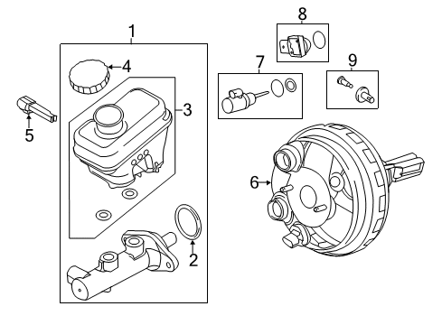 2011 Ford Escape Dash Panel Components Diagram 2 - Thumbnail