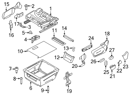 2017 Ford Transit-250 Tracks & Components Diagram