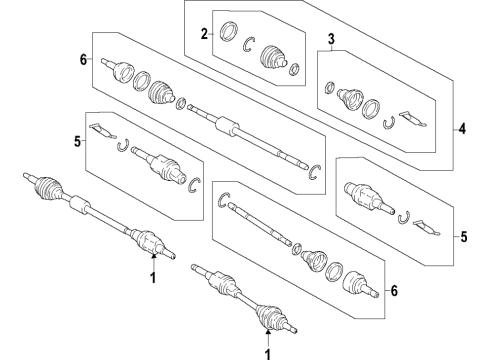 2021 Ford EcoSport Front Axle Diagram