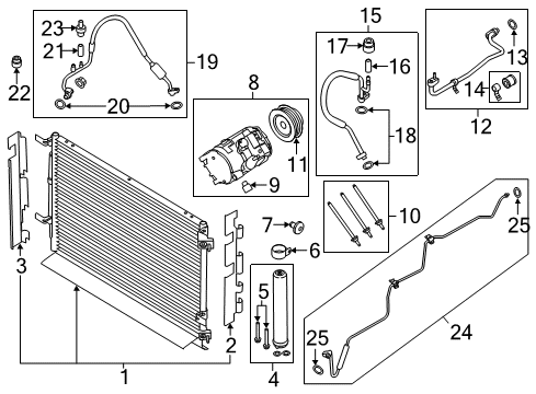 2018 Ford Mustang A/C Compressor Diagram 3 - Thumbnail