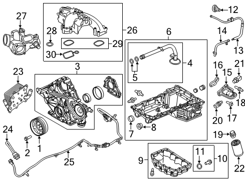 2017 Ford F-250 Super Duty Engine Parts Diagram 2 - Thumbnail