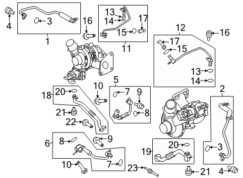 2022 Ford Bronco Tube Assembly Diagram for N2DZ-9G440-C