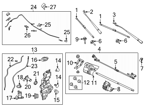 2025 Ford Expedition Wipers Diagram 3 - Thumbnail