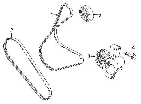2013 Ford Fusion Belts & Pulleys - Maintenance Diagram 3 - Thumbnail
