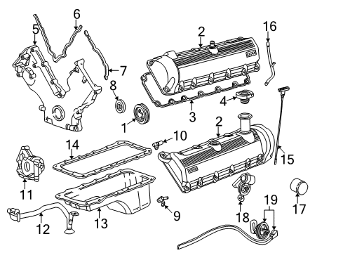 2002 Ford Excursion Engine Parts Diagram 2 - Thumbnail