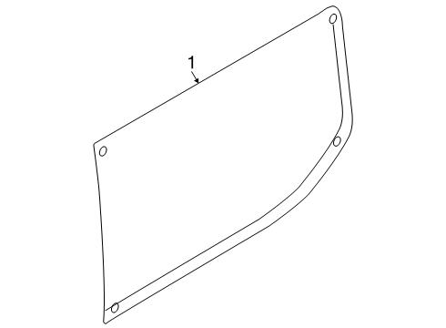 2024 Ford Transit-350 HD Glass - Side Panel Diagram 4 - Thumbnail