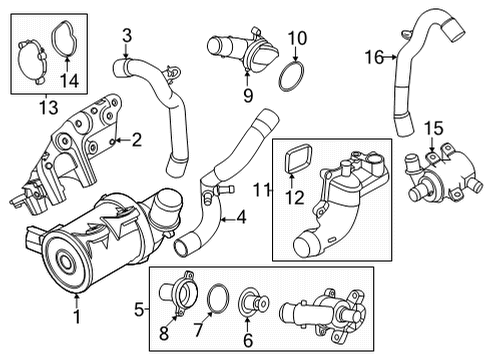 2024 Ford Maverick Water Pump Diagram