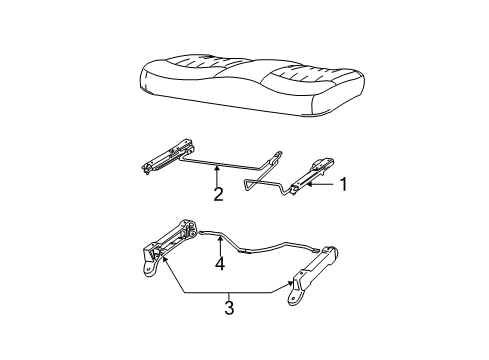 1998 Ford F-250 Tracks & Components Diagram 2 - Thumbnail