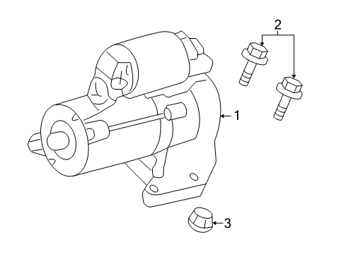 2008 Mercury Mariner Starter Diagram 2 - Thumbnail