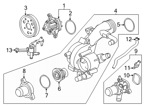 2024 Lincoln Nautilus Water Pump Diagram 2 - Thumbnail