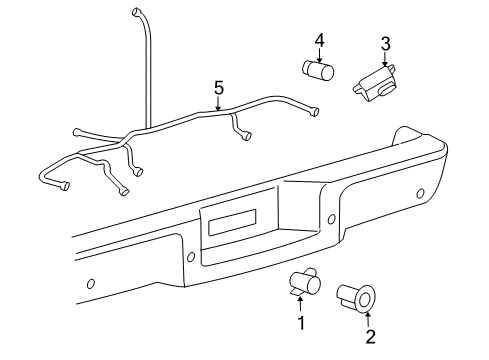 2007 Lincoln Mark LT Parking Aid Diagram