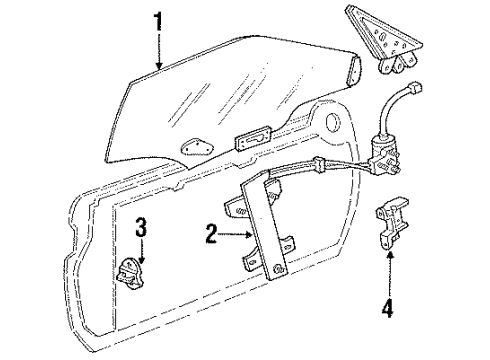1991 Ford Probe Door Diagram