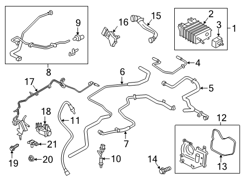 2017 Ford Fusion Emission Components Diagram 2 - Thumbnail