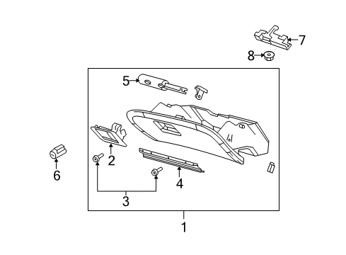 2008 Ford Crown Victoria Glove Box Diagram