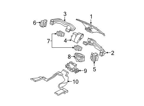 2016 Ford Expedition Ducts Diagram