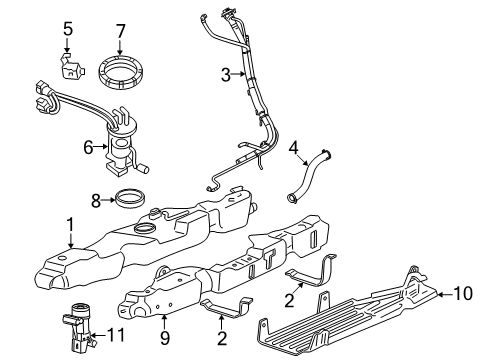 2004 Mercury Mountaineer Fuel Supply Diagram