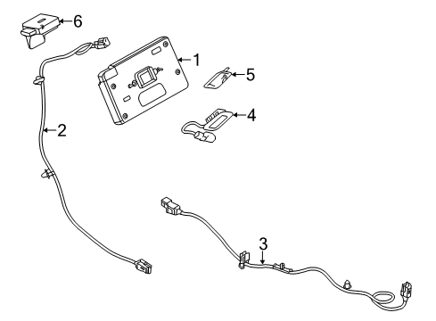 2013 Lincoln MKS Electrical Components Diagram 2 - Thumbnail