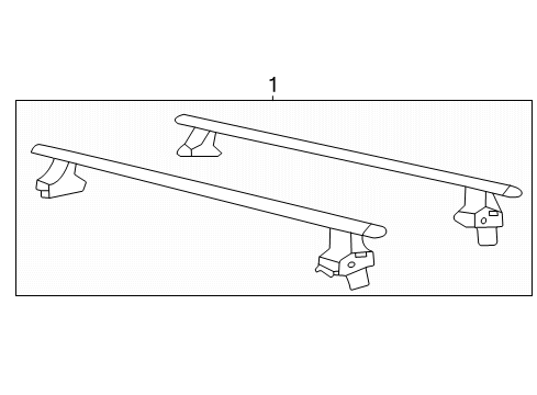 2021 Ford Edge Luggage Carrier Diagram
