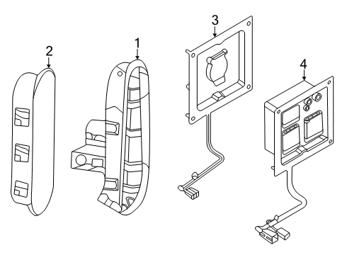 2025 Ford F-150 Electrical Components - Pick Up Box Diagram 3 - Thumbnail