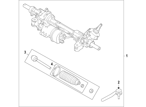 2024 Ford Bronco Steering Gear & Linkage Diagram