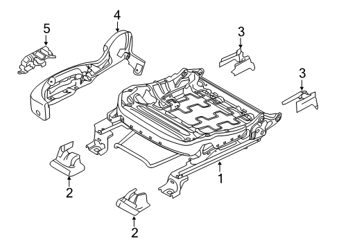 2014 Ford Special Service Police Sedan Tracks & Components Diagram 3 - Thumbnail