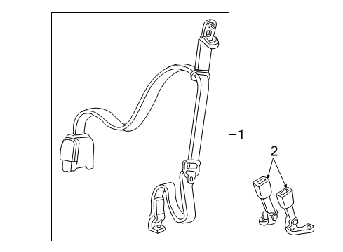 2003 Ford Explorer Sport Rear Seat Belts Diagram