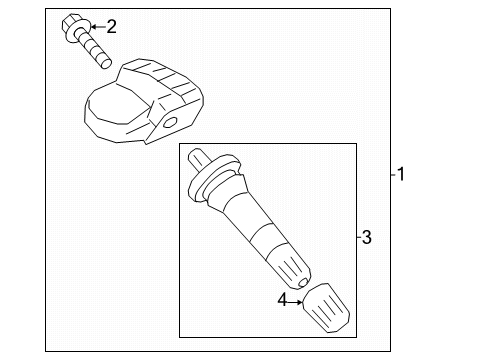 2024 Ford Ranger Tire Pressure Monitoring Diagram