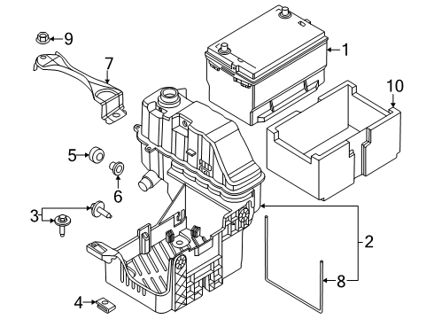 2024 Ford F-350 Super Duty Battery Diagram 2 - Thumbnail