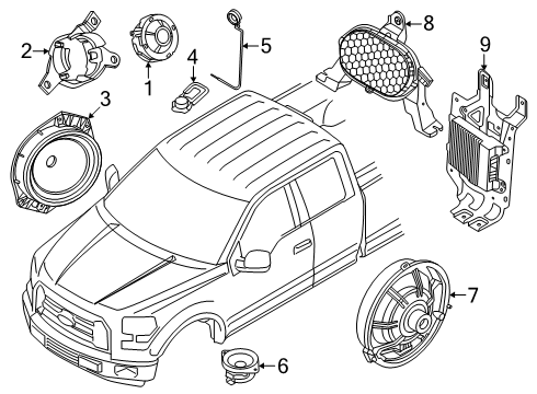 2025 Ford F-150 Sound System Diagram 3 - Thumbnail