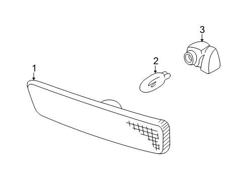 2006 Mercury Mountaineer Side Marker Lamps Diagram 2 - Thumbnail
