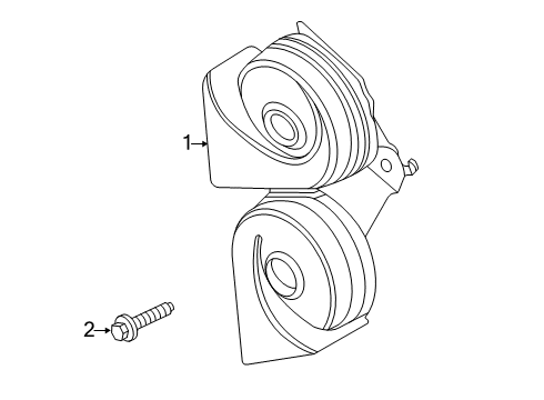 2024 Lincoln Aviator Horn Diagram