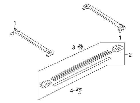 2011 Mercury Mariner Roof Rack Diagram