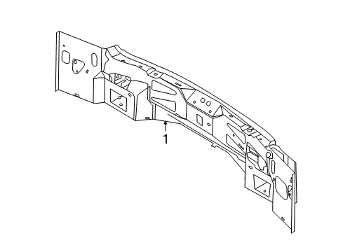 2014 Ford Edge Rear Body Diagram