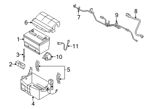 2008 Ford E-350 Super Duty Battery Diagram