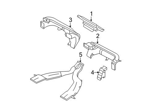 2011 Mercury Mariner Ducts Diagram 2 - Thumbnail